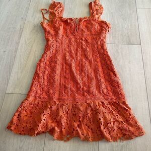 Free People Cross My Heart Mini Dress Size 4